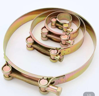 Ventes directes d'usine Collier de serrage de type européen Collier de serrage en acier galvanisé Collier de serrage en acier inoxydable