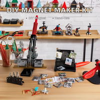 Kit de fabrication d'aimants de réfrigérateur personnalisés 63,5*63,5 mm (2x2 pouces) pour photos carrées, machine à aimants pour réfrigérateur