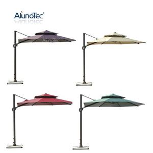 Alphalunotec — parapluie d'extérieur, LED, coupe-vent, lampe solaire, pour Patio, vente en gros - Product Image 1