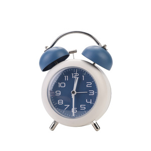Gongsun Alarm <b>Clock</b> Analog Metal Silent <b>Mechanical</b> Desk <b>Clock</b> For Bedroom Living Room Student Kids Modern Minimalist Design - Product Image 5