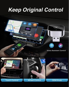 Adaptateur CarPlay Sans Fil Plug&Play 2-en-1 Compatible avec Systèmes <span class=keywords><strong>Auto</strong></span> Intelligents pour VW Toyota Nissan Honda Ford Benz - Product Image 4
