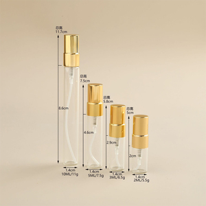 Botella <span class=keywords><strong>de</strong></span> Perfume Recargable <span class=keywords><strong>de</strong></span> Vidrio <span class=keywords><strong>de</strong></span> Alta Calidad, 2ml 3ml 5ml 10ml, Diseño <span class=keywords><strong>de</strong></span> Botella <span class=keywords><strong>de</strong></span> Perfume, Botellas <span class=keywords><strong>de</strong></span> Perfume Reutilizables, <span class=keywords><strong>Muestras</strong></span> - Product Image 2