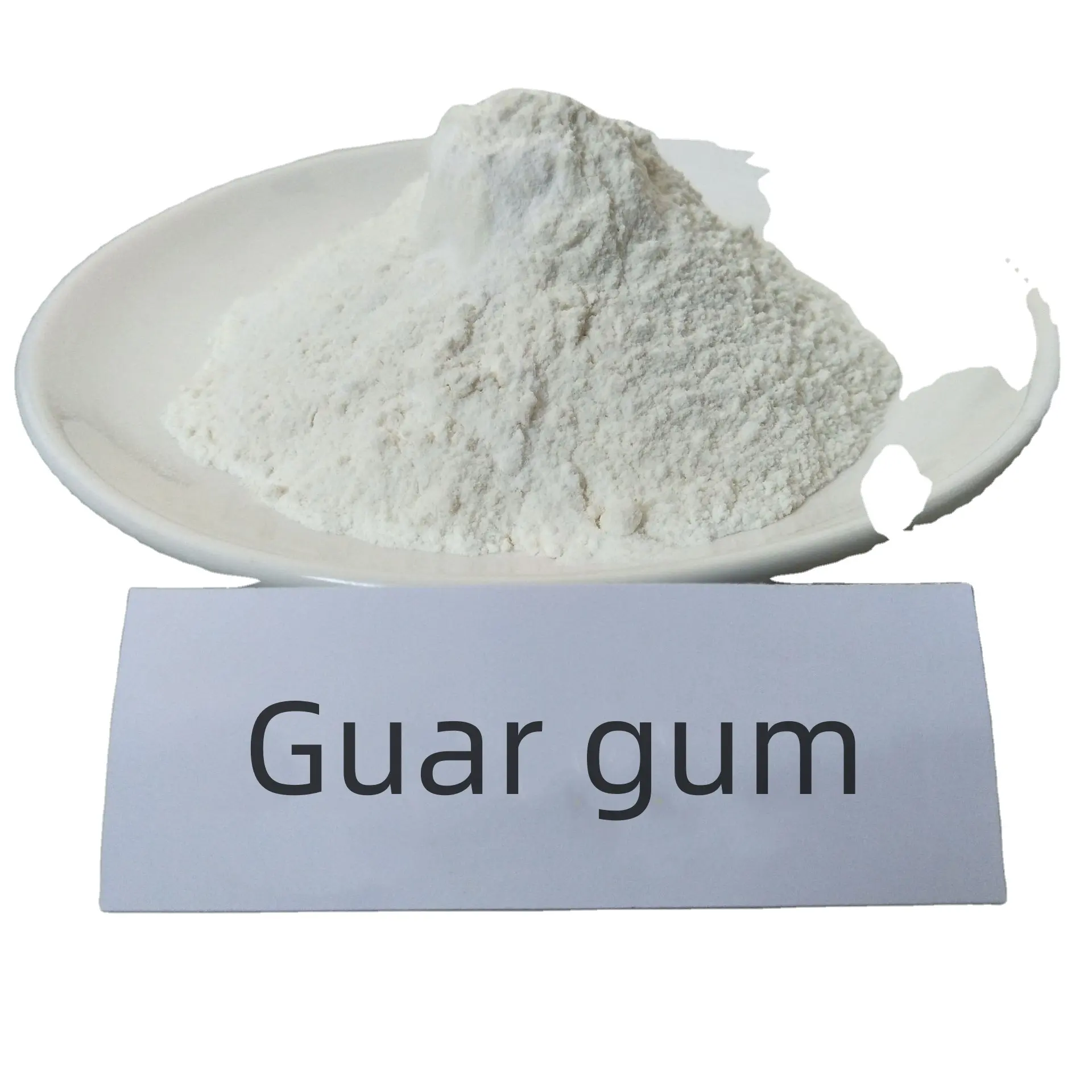 China Schlussverkauf Lebensmittel-/Industriequalität cas 9000-30-0 Guar-Gummi-Pulver in Lebensmittelverdickungsmittel