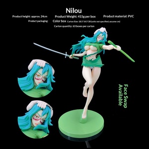 Figurine en PVC en boîte Death God Ten-Blade Series GK Backstage Nilu avec visage interchangeable et résonance faciale - Product Image 2