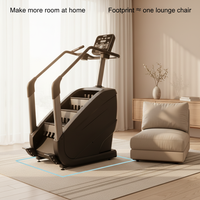 Machine de fitness de luxe neuve pour l'escalade, usage commercial, électrique, avec écran LED, construction en acier, excellent prix