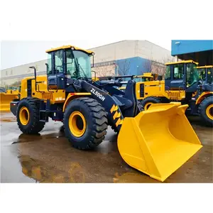 5ton wheel loader merek Top Tiongkok zl50gn pay loader zl50 zl50g bucket loader dengan ban karet solid