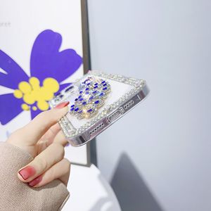 Luxe Bling Bling Diamant Paon Téléphone Cas Couverture Mobile pour iPhone 15 14 12 11 XR XS Max 8 7 Samsung S24 S23 A14 A54 - Product Image 5