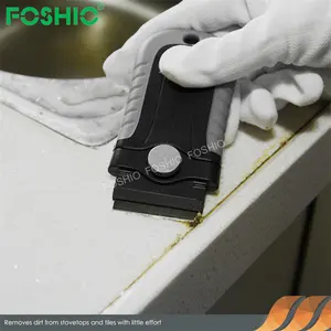 Инструмент Foshio для очистки духовки стекла, пластиковый скребок