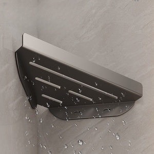 KINNO <strong>Best</strong>-Selling Luxury Triangle Rack Wall-Mounted Bathroom Shelf for <strong>Toilet</strong> Shower Room Gym-<strong>Corner</strong> Storage School Apartment - Product Image 4