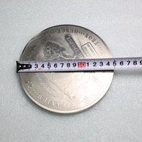 Plaque commémorative personnalisée en titane pur MSGP ASTM B348, blanc argenté, résistante à la corrosion, plaque décorative gravée