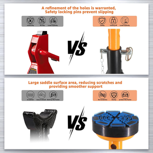 Altertool, el mejor gato y soportes para coche, pasadores de bloqueo de seguridad, soporte <span class=keywords><strong>Dolly</strong></span> para coche, soportes de gato ajustables automáticos portátiles de alta calidad - Product Image 5