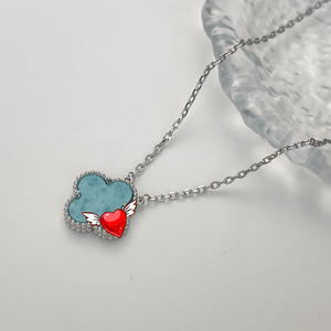 <span class=keywords><strong>Collier</strong></span> trèfle à quatre feuilles en argent sterling S925 plaqué or 18 carats, possibilité de demander le catalogue Van Cleef auprès du vendeur - Product Image 6