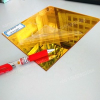 Alands factory Wholesale feuille de miroir acrylique or miroir flexible feuille de miroir acrylique plastique