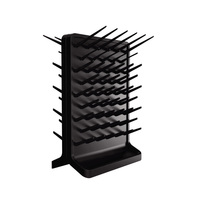 Support mural détachable simple face en acier inoxydable 304 pour tubes à essai, béchers, flacons et accessoires de mobilier de laboratoire