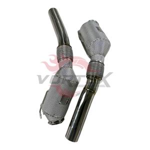 Vortex <b>Universal</b> High Flow Stainless Steel 1.5mm Thick Mirror Polished Exhaust Downpipes for Maserati Gran Turismo 24-Month - Product Image 6