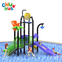 Fun Splash Piscine Enfants En Plein Air Maternelle Aire De Jeux Équipement Grand Toboggan En Plastique Parc