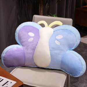 Plush Cushion PP Cotton Filling Soft Cover Waist Support <b>Pillow</b> for Bedside Dormitory Mobile Phone <b>Reading</b> - Product Image 4