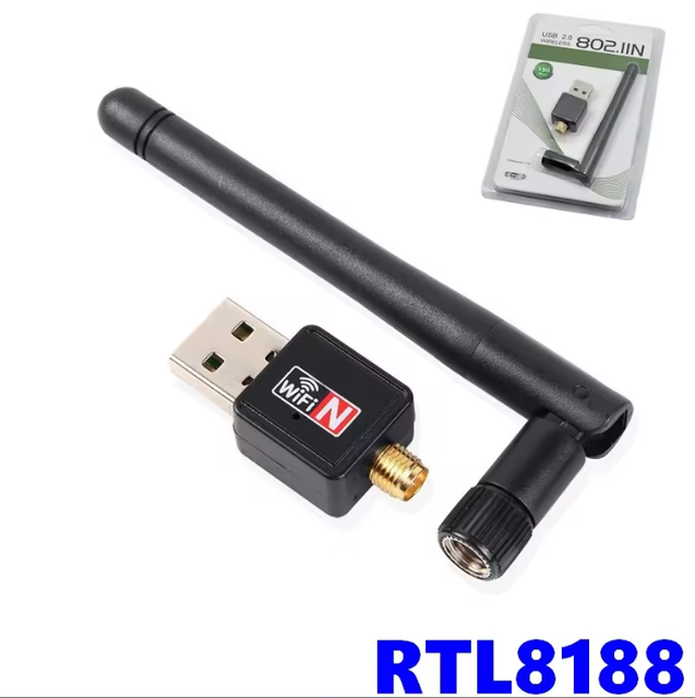 150Mbps USB WiFi Adapter, USB 2.0 Wireless Network Card with 2dBi Antenna, 802.11n WiFi Dongle
