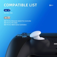 EXtremeRate Bottom Amovible Analog Stick Bord de Remplacement Personnalisé Baguettes Swap Joystick pour PS5 PS4 Controller
