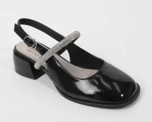 Vente chaude Mode noir décontracté et robe Sandales chaussures à talon moyen