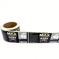 Étiquette adhésive personnalisée en vinyle imperméable avec marquage à chaud, qualité alimentaire, pour emballage de bocaux, taille personnalisable, marque Pure-easy