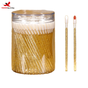 Pincel Aplicador de Labios Desechable de Nylon, Cepillo Exfoliante para Brillo Labial con Varillas de Algodón, Herramienta para Lápiz Labial GZ RTS, Pedido Mixto al por Mayor - Product Image 1