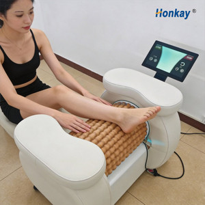 Grand rouleau de massage lymphatique pour soulager les douleurs musculaires, machine de fitness pour amincir les jambes et le corps, chaise de massage - Product Image 4