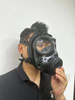 High Quality CBRN Gas Mask & NBC Survival Escape Reusable Silicone Respirator with Gas Mask Filter Cartridge Gas Mask Respirator