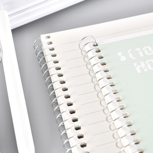 A5 Xoắn Ốc Máy Tính Xách Tay-120gsm Dày Trắng Thẻ Cuộn Dây Ràng Buộc Tạp Chí Bền Xoắn Ốc Ràng Buộc Cho Các Trường Học, Văn Phòng Và Nghiên Cứu Ghi Chú - Product Image 3
