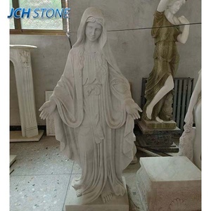 Estatua de Ángel María Tallada a Mano en Piedra de Granito y Mármol para Decoración de Cementerios, Jardines e Iglesias - Product Image 1