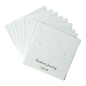 Étiquette suspendue personnalisée en carton imprimé pour bijoux, étiquettes pour boucles d'oreilles avec votre logo - Product Image 1