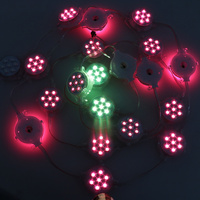 Éclairage LED Pixel RGB permanent pour façade de bâtiment, profil en cuivre extérieur 50 mm, éclairage de Noël, pierres précieuses, indice de protection IP67, garantie 2 ans