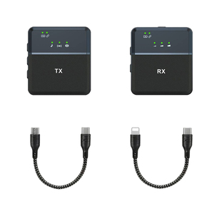 ไมโครโฟนคอนเดนเซอร์ไร้สายแบบหนีบปกเสื้อ รุ่น Professional SX9 ตัดเสียงรบกวน บันทึกเสียงคุณภาพสูง HD สำหรับการถ่ายทอดสด วิดีโอ และการถ่ายทำ - Product Image 2