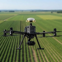 Antena GPS GNSS RTK Presisi Tinggi untuk UAV, Konektor TNC, Penentuan Posisi Tingkat Sentimeter untuk Pertanian CT HT-7091Y ABS