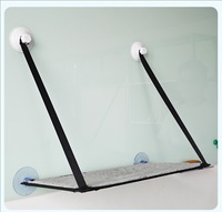 Hamac pour chat à fenêtre, écologique, motif uni, toutes saisons, amovible, lavable, robuste, lit pour chat, niche pour chat