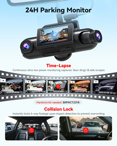 กล้องติดรถยนต์ REDTIGER Distributor VP40 2.5K*2+1080P*2 แบบคู่ STARVIS 2 5.8GHz WiFi บันทึกการขับขี่ มองเห็นในเวลากลางคืน พร้อม GPS กล่องดำบันทึกภาพ - Product Image 6