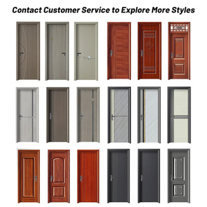 Portes <span class=keywords><strong>d</strong></span>'<span class=keywords><strong>entrée</strong></span> de sécurité modernes en acier inoxydable, imperméables, ignifuges et insonorisées pour les maisons, extérieur - Product Image 2