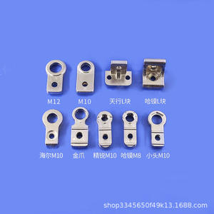 Bloque de Fijación Tianxing L Block M8 M10 M12, Tuerca de Orificio Simple o Doble, Accesorio para Brazo Robótico, Componente de Guía Lineal - Product Image 1