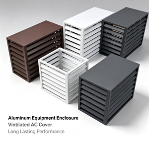 Housse de protection pour climatiseur scolaire en métal, fabriquée en alliage d'aluminium de haute qualité, installation facile, design moderne, garantie 1 an - Product Image 5
