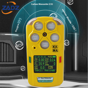 เครื่องตรวจจับก๊าซหลายชนิดแบบพกพา 5 in 1 สำหรับ CO/H2S/O2/LEL - เครื่องวิเคราะห์ก๊าซนำเข้าพร้อมเซ็นเซอร์ ขายส่ง - Product Image 1