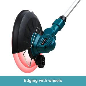 Liangye Verstelbare Gazon Trimmer Accublante Brush Cutters Kleine Tuin Gras Trimmer Gras Op Wielen