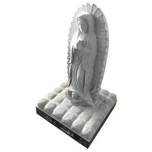 各种美国加拿大风格的圣母玛利亚雕像天使花岗岩墓碑纪念碑墓碑出售