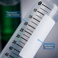 Tube de centrifugation stérile de 50 ml, design citron, emballage en sachet, tube de centrifugation jetable pour la recherche biologique