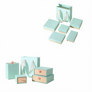 Custom Luxury Jewelry Gift <b>Box</b> Set Rigid Paper Packaging <b>Box</b> For Rings <b>Earrings</b> Necklace Premium Brand Packaging - Product Image 1