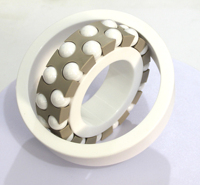 Rodamientos de Bolas Autoalineables 1207 2207 1307 2307, Bolas de Cerámica ZrO2/Si3N4, Jaula de PTFE/PEEK