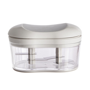 Manual Garlic Mincer Food Grade Small Household Kitchen Tool Gray Green Color Hand Wash Only - Product Image 5