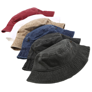 Sombrero de Pescador en Oferta para Primavera y Otoño, Diseño Desgastado, Color Sólido, Lavable, Estilo Vaquero, para Pesca, Fiestas Casuales y Actividades al Aire Libre - Product Image 2