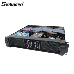 Amplificateur de puissance professionnel DS-10Q, 4 canaux, 1000W, audio stéréo, pour haut-parleur 15 pouces mélangeur dj