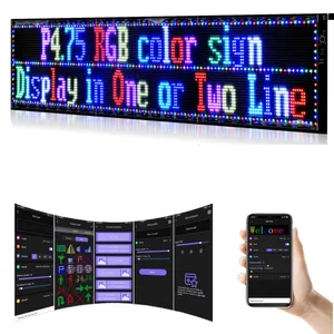 لوحة تسجيل ملونة ملونة بشاشة RGB مخصصة للإعلان المتداول