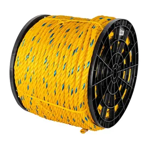 กล่องเชือกโพลีโพรพิลีนสีเหลือง 30 กิโลกรัม ขนาด 19 มม. ม้วนละ 30 กก. - Product Image 1